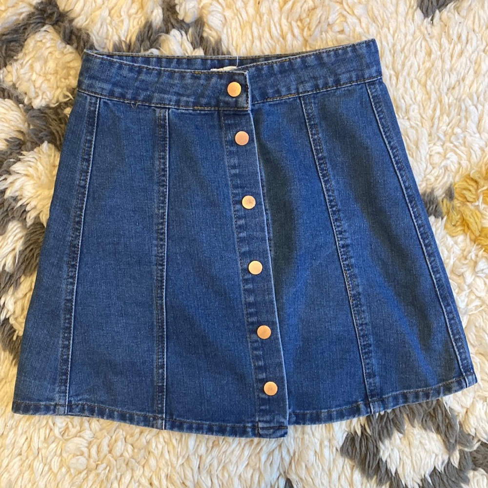 Mini Denim Skirt